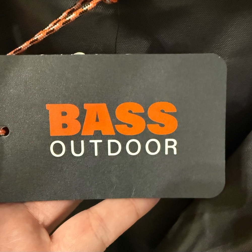 NWT Bass Outdoor Women’s Black Twill Anorak Hooded Wind Resistant Jacket Size M - Picture 9 of 10